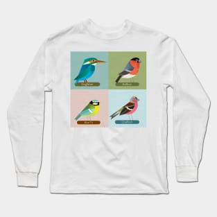 British Birds Long Sleeve T-Shirt